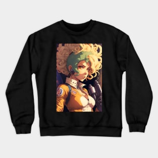 Anime Cute Girl Space Mechanic Crewneck Sweatshirt